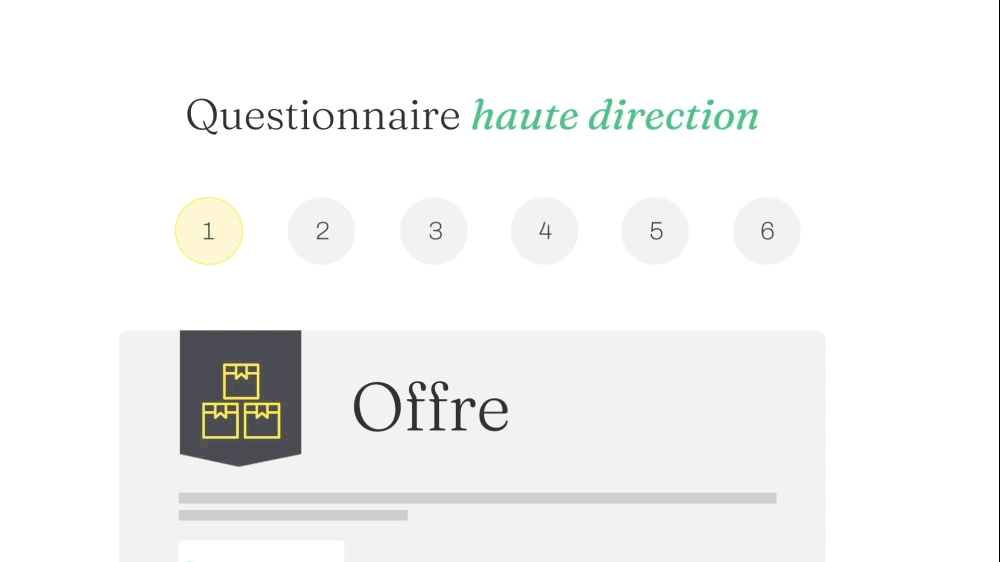 sujets questionnaire positionnement stratégique